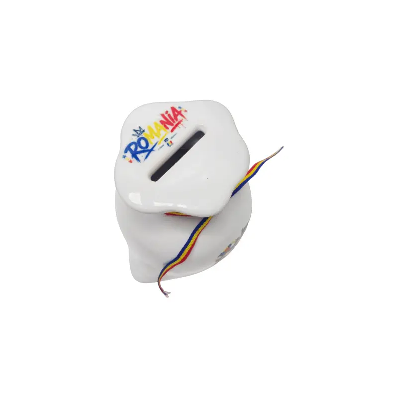 Fetita cu steag, pusculita suvenir sac, model p49-7